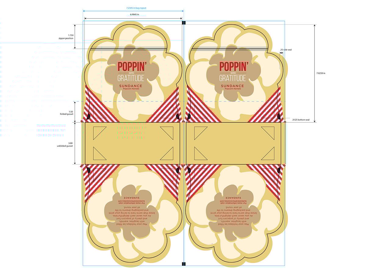 Popcorn Kernel Pouch Concept