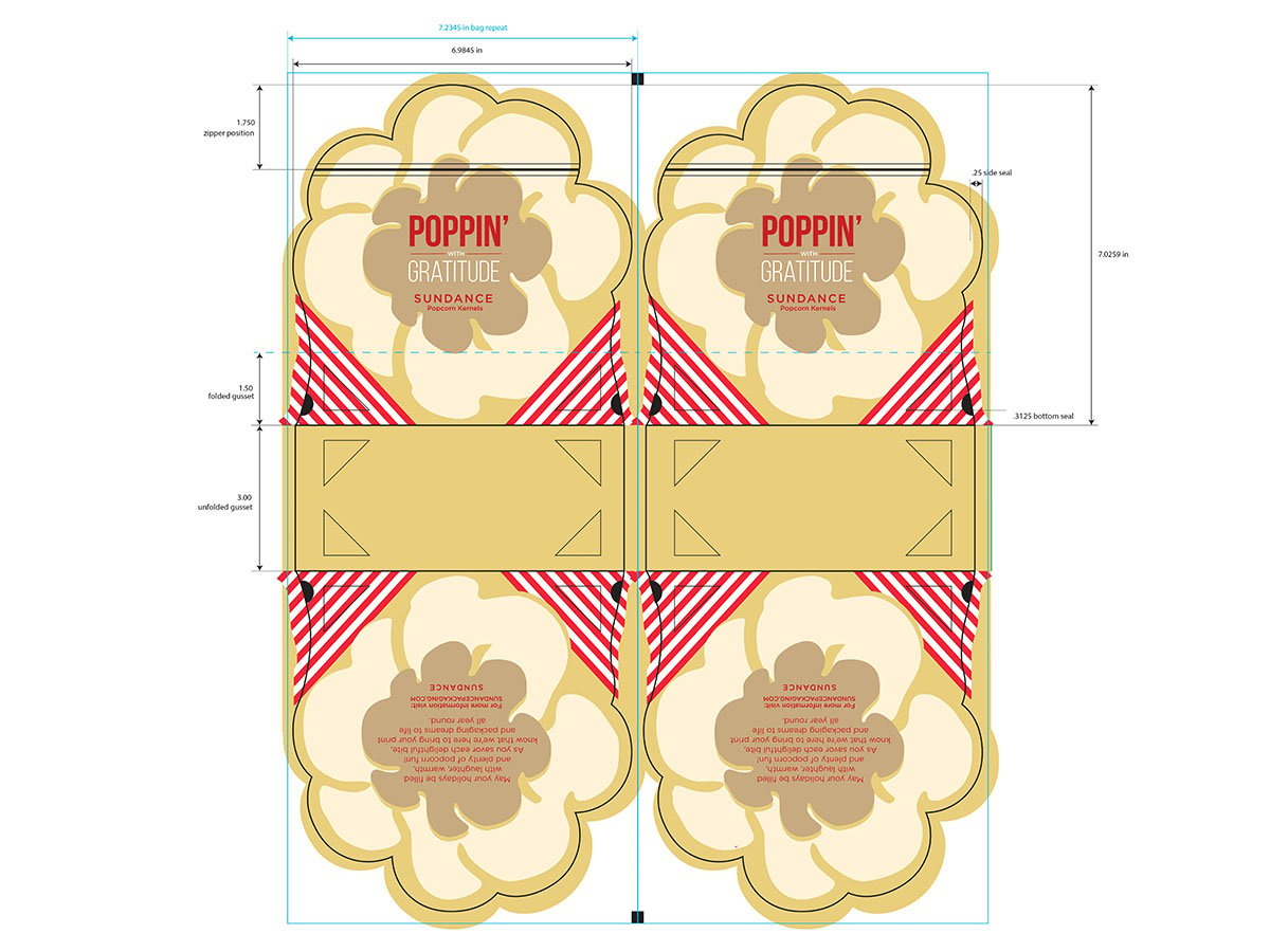 Popcorn Kernel Pouch Concept